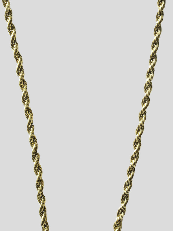 Gold rope chain